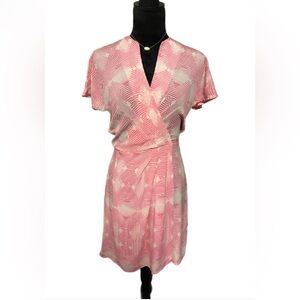 NWT Bell by Alicia Bell Flutter Sleeve Wrap Mini Dress- size 2